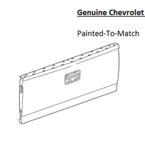 Painted 2014-2019 Chevrolet Silverado 1500 Tailgate | Genuine OEM