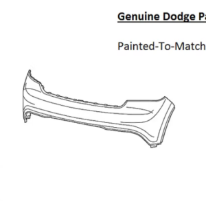Painted 2014-2020 Dodge Durango Front Bumper Cover | Genuine OEM