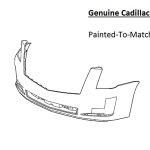 Painted 2015-2016 Cadillac Escalade Escalade ESV Front Bumper Cover | OEM