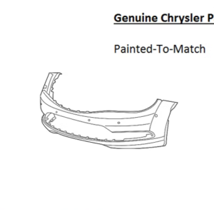 Painted 2015-2017 Chrysler 200 Front Bumper Cover | Genuine OEM