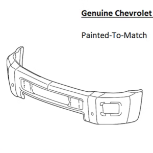 Painted 2015-2019 Chevrolet Silverado 2500 3500 Front Bumper | Genuine OEM