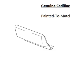 Painted 2015-2020 Cadillac Escalade ESV Rear Hitch Cover | Genuine OEM