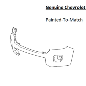 Painted 2015-2020 Chevrolet Colorado Front Bumper Cover | Genuine OEM