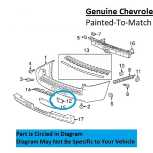 Painted 2015-2020 Chevrolet Tahoe Rear Access Cover | Genuine OEM