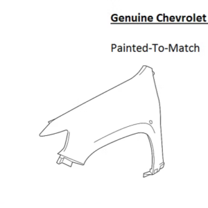 Painted 2015-2022 Chevrolet Colorado Front Fender | Genuine OEM