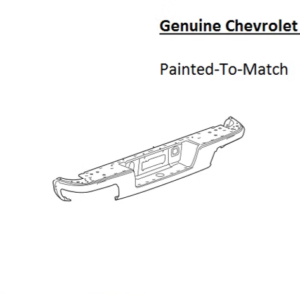 Painted 2015-2022 Chevrolet Colorado Rear Bumper | Genuine OEM