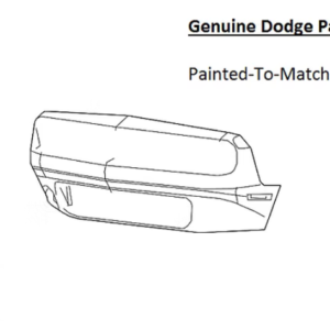 Painted 2015-2023 Dodge Challenger Front Bumper Cover | Genuine OEM