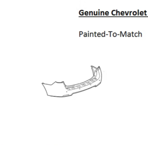 Painted 2016-2017 Chevrolet Equinox Rear Bumper Cover | Genuine OEM