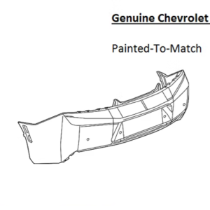 Painted 2016-2018 Chevrolet Camaro Rear Bumper Cover | Genuine OEM