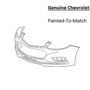 Painted 2016-2018 Chevrolet Cruze Front Bumper Cover | Genuine OEM