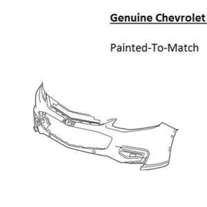 Painted 2016-2018 Chevrolet Malibu Front Bumper Cover | Genuine OEM