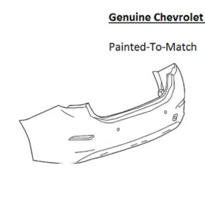 Painted 2016-2019 Chevrolet Cruze Rear Bumper Cover | Genuine OEM