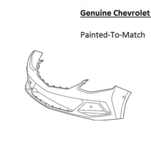 Painted 2016-2019 Chevrolet Volt Front Bumper | Genuine OEM
