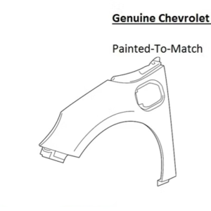 Painted 2016-2019 Chevrolet Volt Front Fender | Genuine OEM