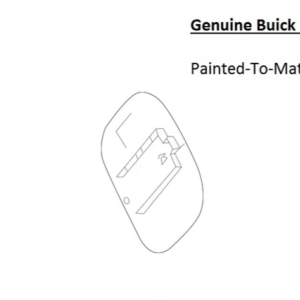 Painted 2016-2020 Buick Envision Fuel Door | Genuine OEM