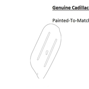 Painted 2016-2020 Cadillac CT6 Fuel Door | Genuine OEM