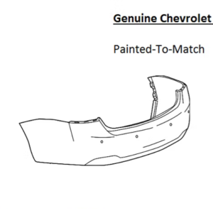 Painted 2016-2020 Chevrolet Impala Rear Bumper Cover | Genuine OEM