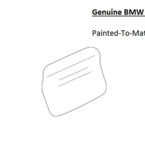 Painted 2016-2022 BMW X1 Fuel Door | Genuine OEM