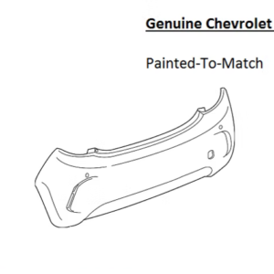 Painted 2016-2022 Chevrolet Spark Rear Bumper Cover | Genuine OEM
