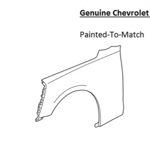 Painted 2016-2024 Chevrolet Camaro Front Fender | Genuine OEM