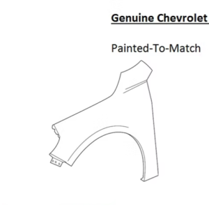 Painted 2016-2026 Chevrolet Malibu Front Fender | Genuine OEM