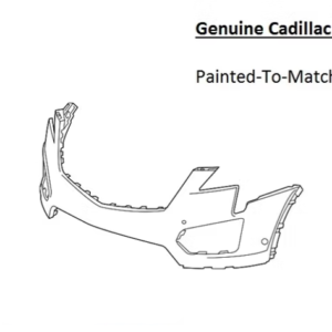 Painted 2017-2019 Cadillac XT5 Front Bumper | Genuine OEM