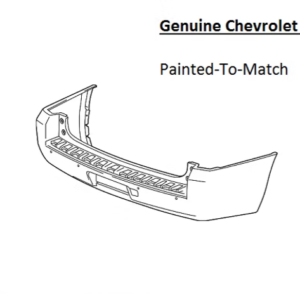 Painted 2017-2020 Chevrolet Suburban Rear Bumper Cover | Genuine OEM