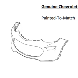 Painted 2017-2021 Chevrolet Bolt Front Bumper Cover | Genuine OEM
