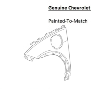 Painted 2017-2021 Chevrolet Bolt Front Fender | Genuine OEM