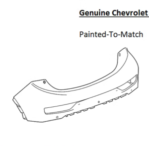 Painted 2017-2021 Chevrolet Bolt Rear Bumper Cover | Genuine OEM
