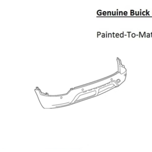 Painted 2017-2022 Buick Encore Rear Bumper | Genuine OEM