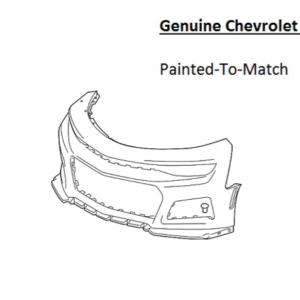 Painted 2017-2024 Chevrolet Camaro ZL1 Front Bumper Cover | Genuine OEM