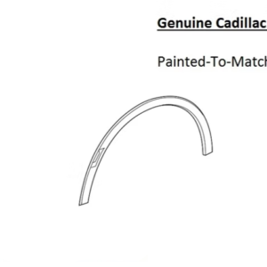 Painted 2017-2026 Cadillac XT5 Front Fender Flare | Genuine OEM