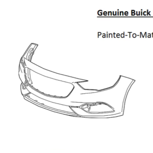 Painted 2018-2020 Buick Regal Sportback Front Bumper Cover | Genuine OEM