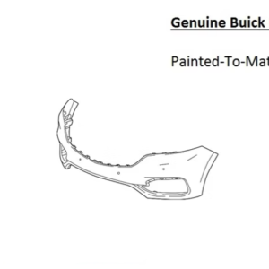 Painted 2018-2021 Buick Enclave Front Bumper | Genuine OEM