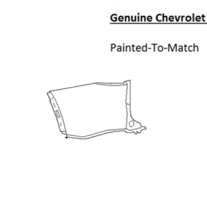 Painted 2018-2021 Chevrolet Traverse Rear Bumper Side Panel | Genuine OEM