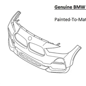 Painted 2018-2023 BMW X2 Front Bumper | Genuine OEM
