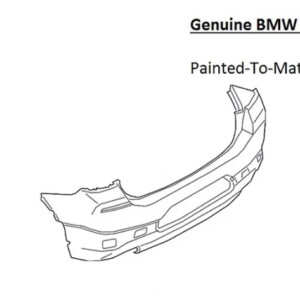 Painted 2018-2023 BMW X2 Rear Bumper | Genuine OEM