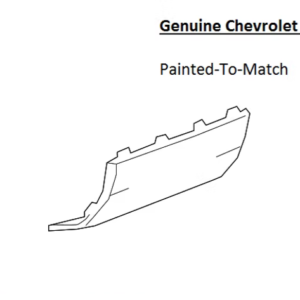 Painted 2018-2023 Chevrolet Traverse Rear Hitch Cover | Genuine OEM
