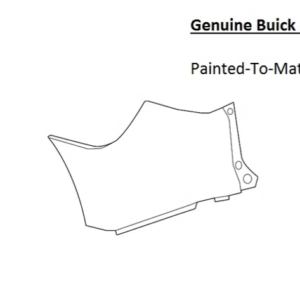Painted 2018-2024 Buick Enclave Rear Bumper Side Panel | Genuine OEM