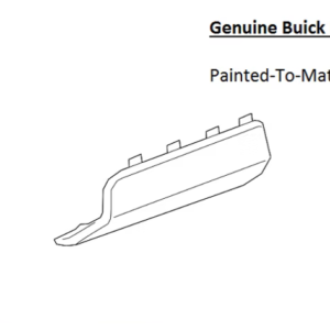 Painted 2018-2024 Buick Enclave Rear Hitch Cover | Genuine OEM