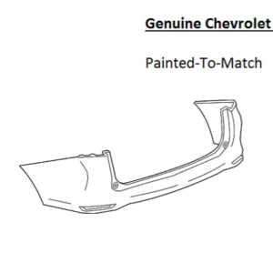Painted 2018-2024 Chevrolet Equinox Rear Bumper Cover | Genuine OEM