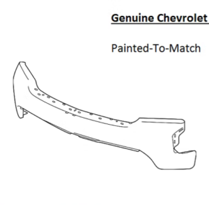 Painted 2019-2021 Chevrolet Silverado 1500 Front Bumper | Genuine OEM