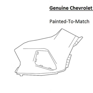 Painted 2019-2022 Chevrolet Blazer Front Bumper End | Genuine OEM