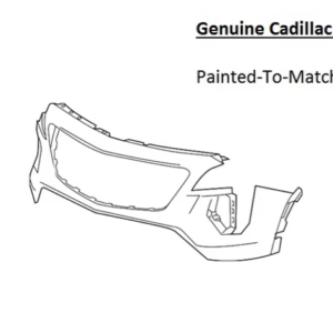 Painted 2019-2023 Cadillac XT4 Front Bumper | Genuine OEM