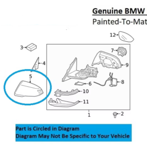 Painted 2019-2024 BMW Z4 Side Mirror Cover | Genuine OEM