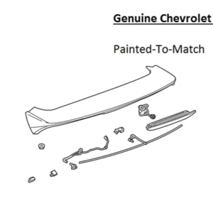 Painted 2019-2024 Chevrolet Blazer Rear Spoiler | Genuine OEM