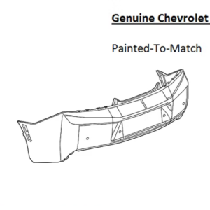 Painted 2019-2024 Chevrolet Camaro Rear Bumper Cover | Genuine OEM