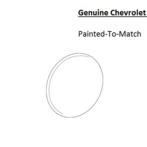 Painted 2019-2025 Chevrolet Blazer Fuel Door | Genuine OEM