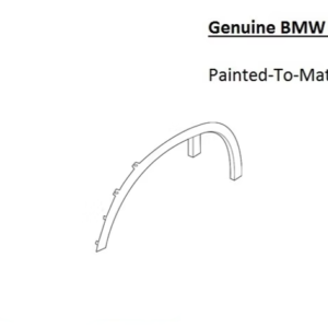Painted 2019-2026 BMW X5 Front Fender Flare | Genuine OEM
